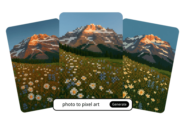 🎨 Multiple Pixel Art Styles to Choose From