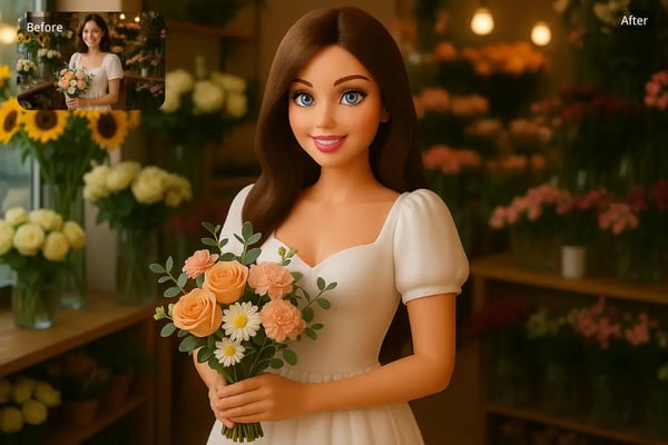 即时AI芭比滤镜转换