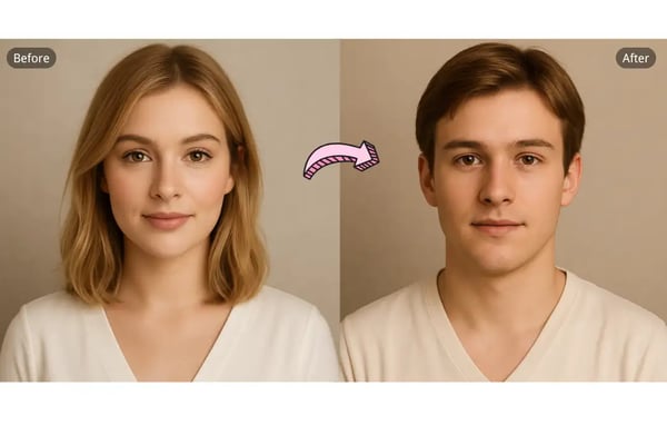 AI-Powered Precision with Realistic Gender Swaps