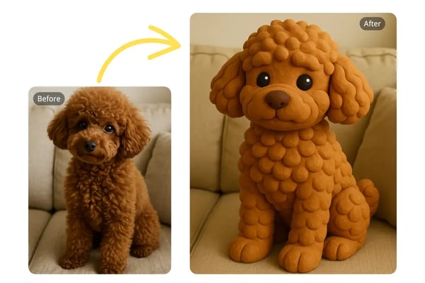 Schnell für charmante Haustier-Kunst