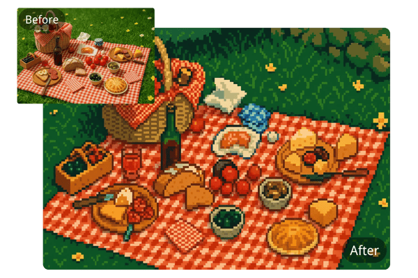 🖼️ Convert Any Photo to Pixel Art Instantly