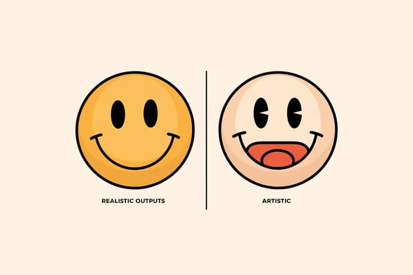 Résultats réalistes et stylisés (H3)