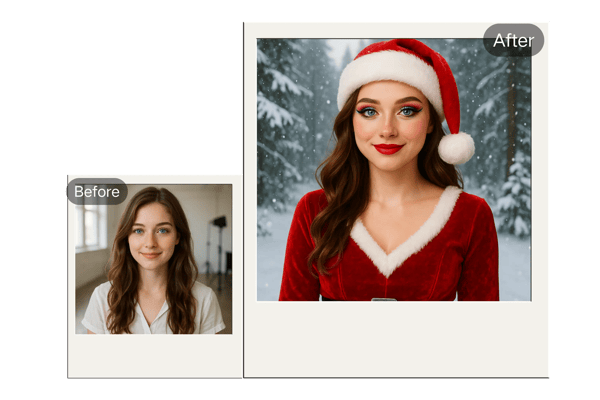 Instant AI Christmas Filters