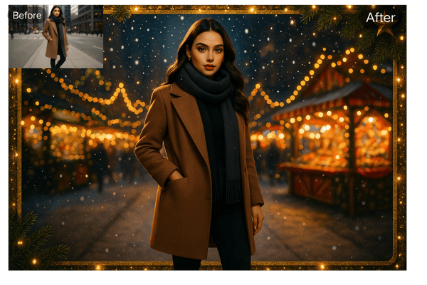 Christmas Frames and Backdrops