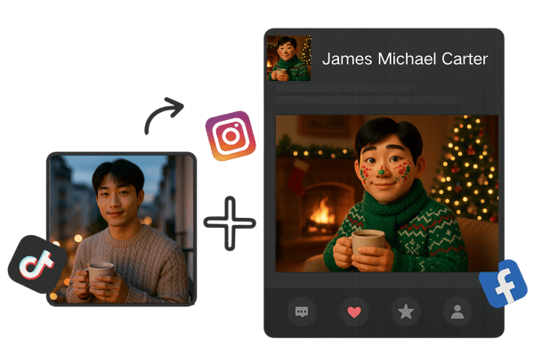 Personalized Christmas Profile Pictures