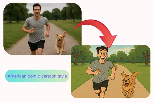 🎨 Multiple Cartoon Styles