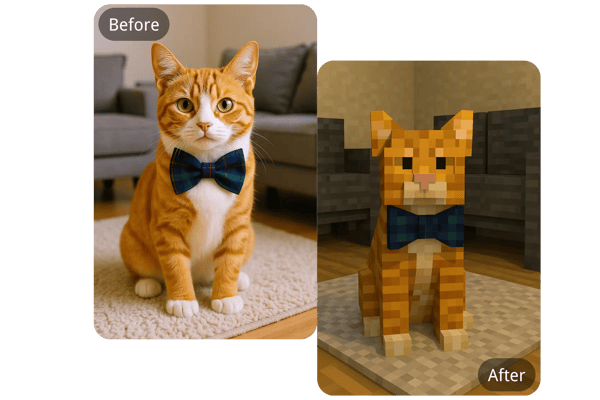 🖼️ Crea arte pixel de Minecraft a partir de cualquier imagen