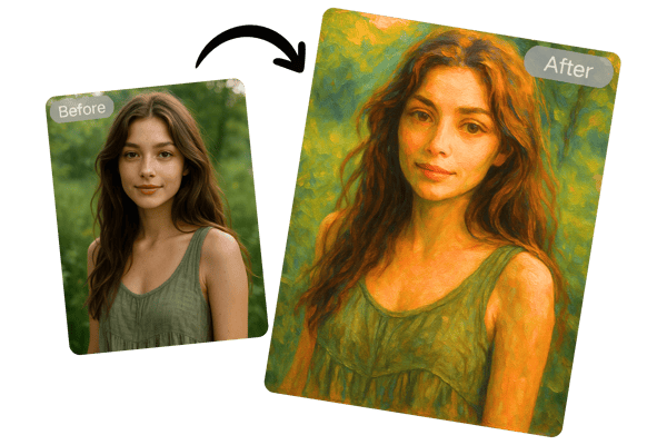🎨 Free Online Photo to Oil Painting Conversion