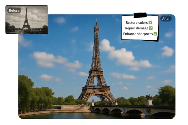 Restauration automatique des photos