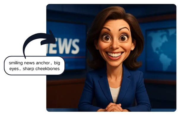 Generate Caricatures from Text