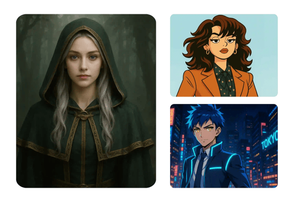 🎨 Multiple Artistic Styles