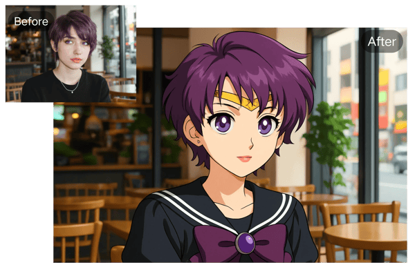 Custom Sailor Moon Comic Appearance