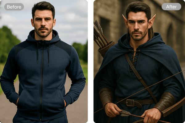 Epische Darstellung von DnD-Charakteren