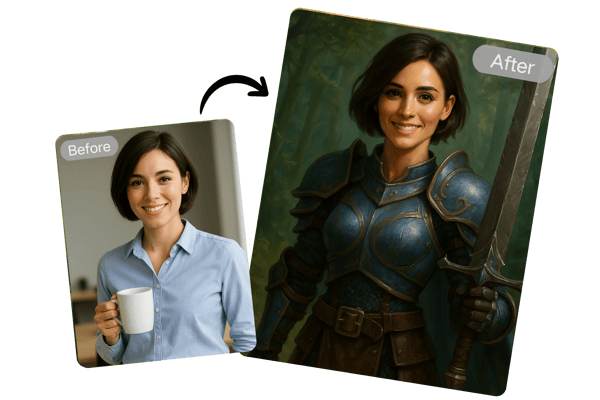 Community-getriebenes Teilen von DnD-Kunst