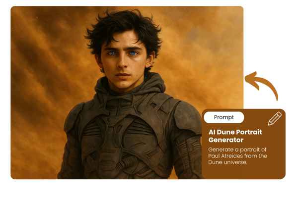 Créez des portraits Dune créés par IA à partir de texte