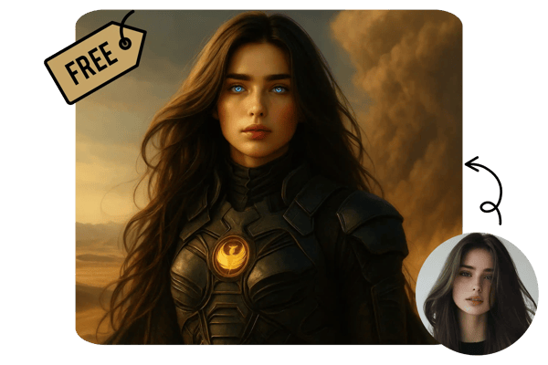 Générateur de portraits IA Dune gratuit et sans inscription