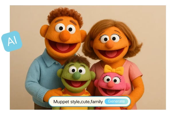 Easily Create Muppet Characters from Text