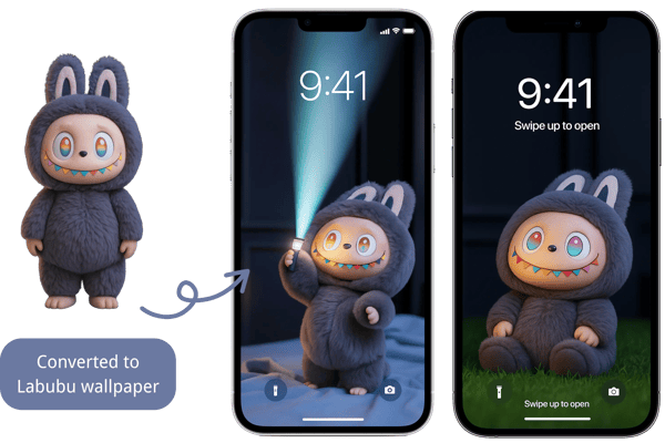 Generate Labubu Wallpapers and Stickers