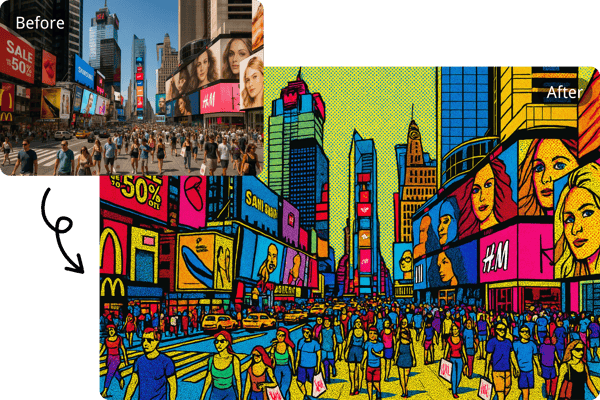 Turn Photos into Pop Art Style Instantly