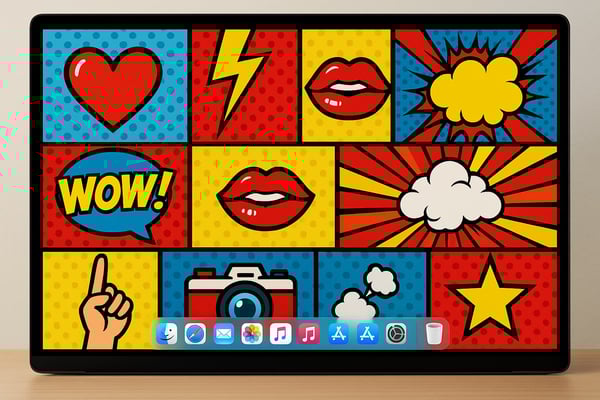 Design Attractive Pop Art Wallpaper