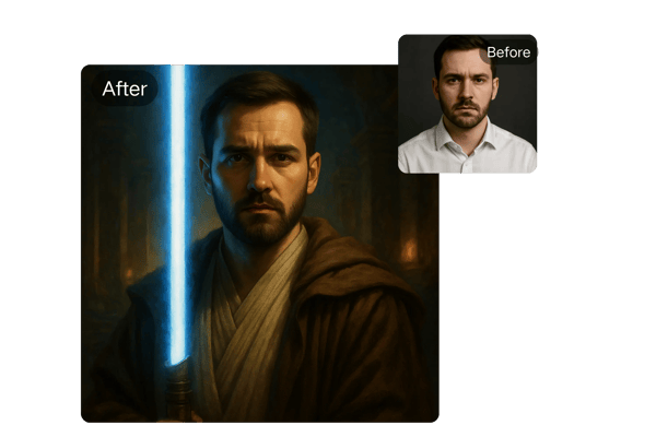 Photos Transformed into Star Wars Heroes