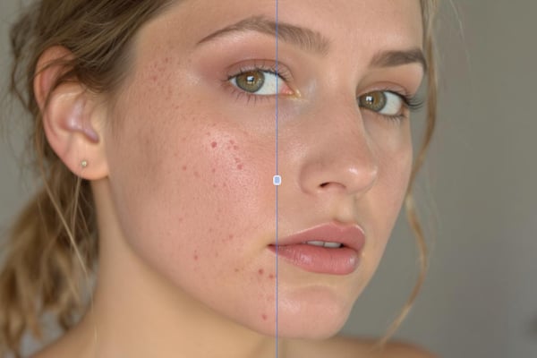 Realistic Skin with Face Blemish Remover