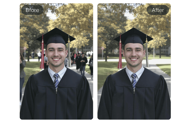 Eliminador de personas con IA en un clic