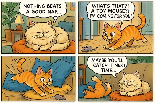 Fast AI Cat Image Creation for Comic Art Adventures