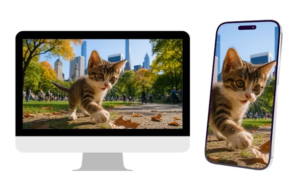 Multi-Device AI Cat Generator for Urban Adventures