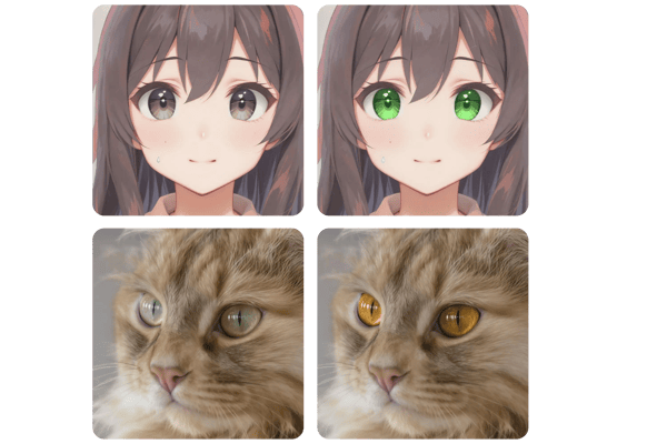 Not Just for Humans – AI Change Eye Color Online Free for Animals & Anime Too!