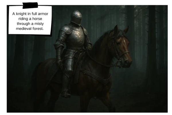 Transformed Text into Medieval Art With AI Medieval Art Generator