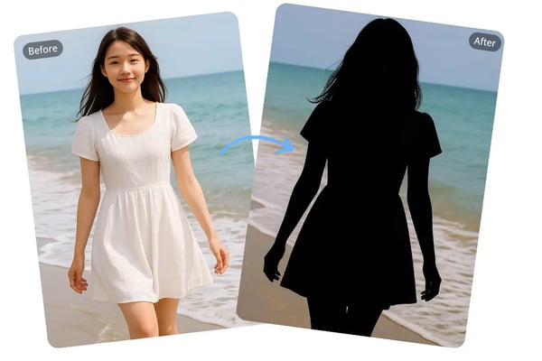 Easily Make Black and White Silhouettes from Your Photos