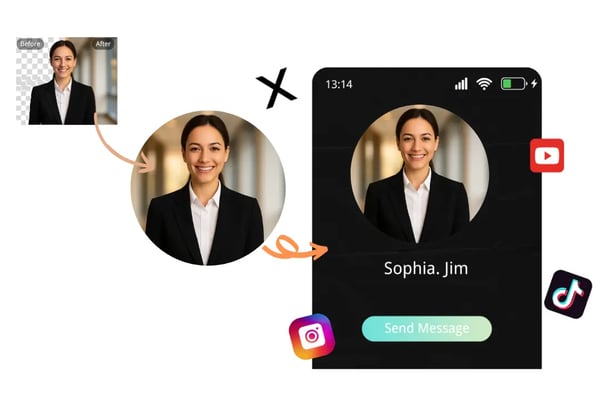 Professional AI Background Generator for Portraits