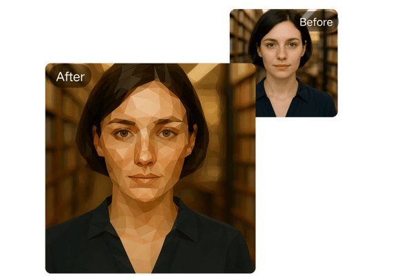 Text-to-Poly Art Generator