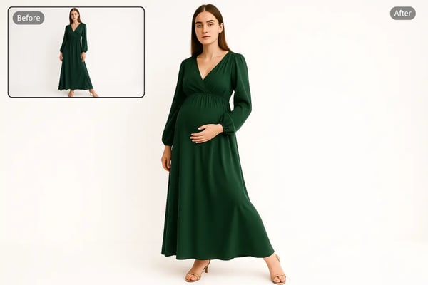 Modèles IA réalistes pour visualiser la maternité