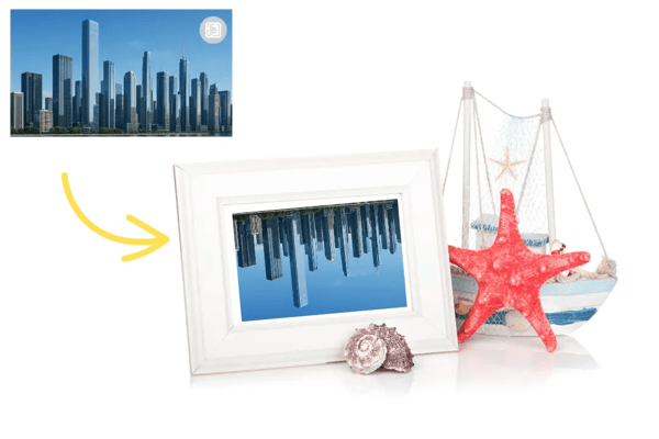 Flexible Poster Design Image Reflector