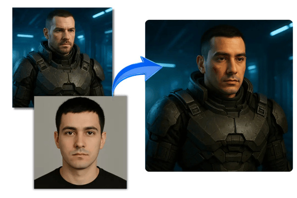 Effortless Face Mixer for Quick Fun