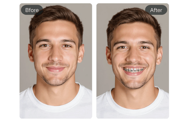 Free Braces Filter with Smile Enhancer