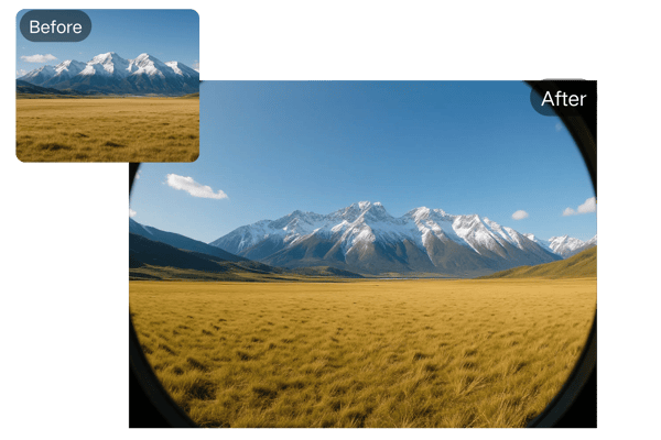 High-Resolution Fisheye Picture Output