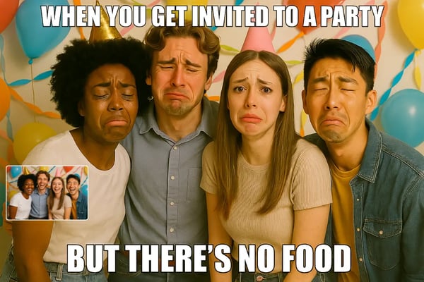 Instant Sad Face Filter for Quick Meme Creation