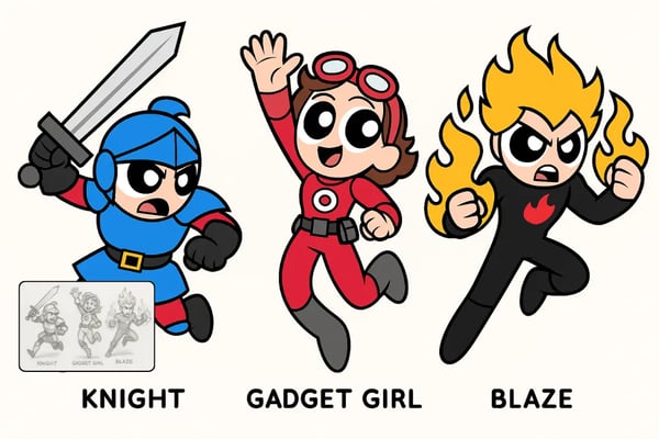 Création d'images Powerpuff Girls de haute qualité pour vos projets créatifs