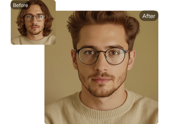 Реалистичная виртуальная трансформация прически