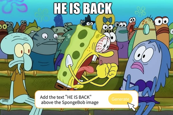 Add Captions to Any SpongeBob Meme Image