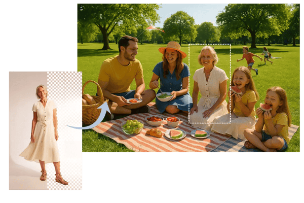 Add Person to Photos for Family Reunions