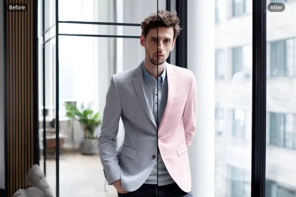 用于个人造型灵感的虚拟试衣颜色功能