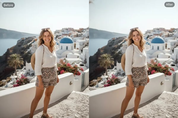 Travel & Outdoor Photos with Open Eyes Restored