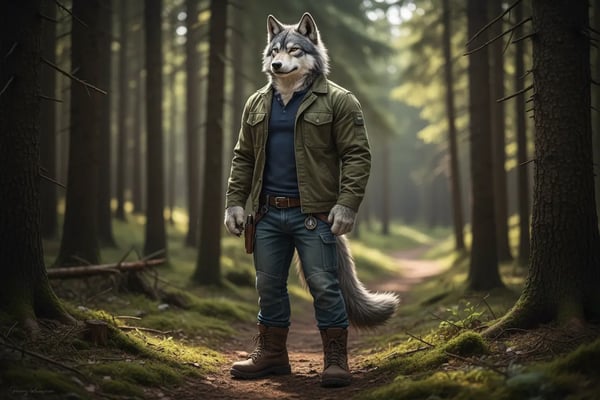 Wolf Fursona Characters