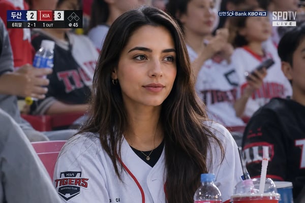 Calm Mid-Inning KBO Stadium Fan Photo