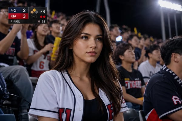 Cinematic Night Game AI Baseball Broadcast Screenshot