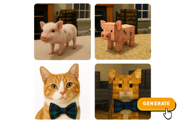 📸 Crea arte pixelado de tus mascotas